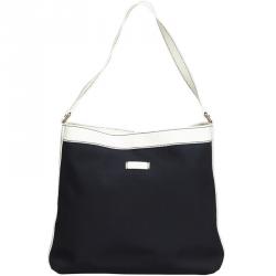Pre Owned Gucci Black Nylon Shoulder Bag