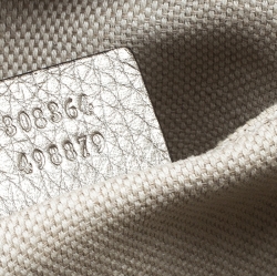 Pre Owned Gucci Beige Leather Small Soho Disco Shoulder Bag