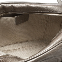 Pre Owned Gucci Beige Leather Small Soho Disco Shoulder Bag