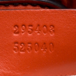 مملوكة مسبقًا حقيبة كتف غوتشي سلسلة إميلي كبيرة جلد غوتشيسيما زرقاء ك حلية