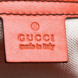 مملوكة مسبقًا حقيبة كتف غوتشي سلسلة إميلي كبيرة جلد غوتشيسيما زرقاء كحلية