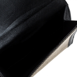 Pre Owned محفظة غوتشي فرنش كانفاس بيج/إيبوني