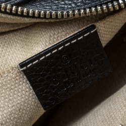 مملوكة مسبقًا حقيبة كتف غوتشي سوهو ديسكو صغيرة جلد لامع أرجوانية