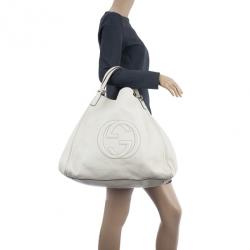 Pre Owned Gucci Soho Off-White Shoulder Bag
