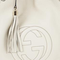 Pre Owned Gucci Soho Off-White Shoulder Bag