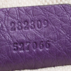 Pre Owned حقيبة سوهو غوتشي متوسطة جلد حُبيبي سوداء