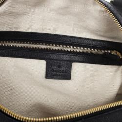 Pre Owned Gucci Web Detail Boston Bag 