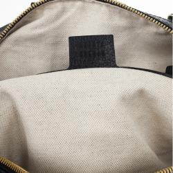 Pre Owned Gucci Web Detail Boston Bag 