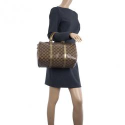 مملوكة مسبقًا Gucci Gold Crystal Lame Joy Boston Satchel