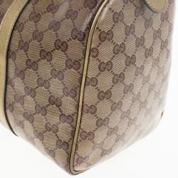 مملوكة مسبقًا Gucci Gold Crystal Lame Joy Boston Satchel