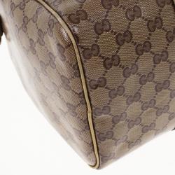 مملوكة مسبقًا Gucci Gold Crystal Lame Joy Boston Satchel