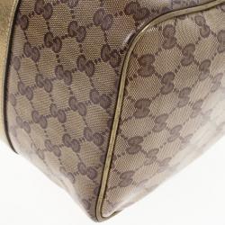 مملوكة مسبقًا Gucci Gold Crystal Lame Joy Boston Satchel