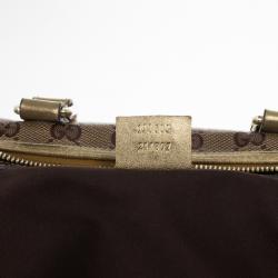 مملوكة مسبقًا Gucci Gold Crystal Lame Joy Boston Satchel