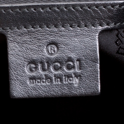 مملوكة مسبقًا حقيبة غوتشي جوكي كبيرة جلد سوداء