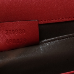 Pre Owned Gucci Pink Suede Broadway Abend Clutch 