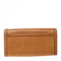 Gucci Yellow Leather Horsebit Continental Wallet