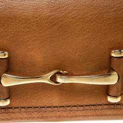 Gucci Yellow Leather Horsebit Continental Wallet