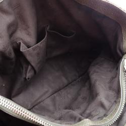 Pre Owned Gucci Bamboo Bar Medium Canvas Tote 