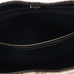Pre Owned Gucci Green GG Canvas Hasler Horsebit Shoulder Bag