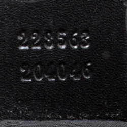 Pre Owned Gucci Black Leather Galaxy Top Handle Bag
