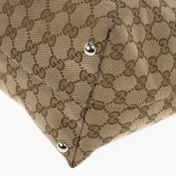 Pre Owned Gucci Monogram Icon Bit Tote