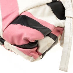 Pre Owned Gucci Multicolor Leather Large Harlequin Patchwork Hysteria Clutch