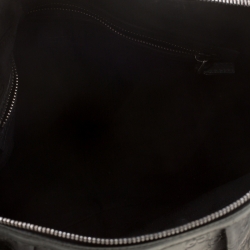 مملوكة مسبقًا Gucci Black Guccissima Leather Medium Icon Bit Boston Bag