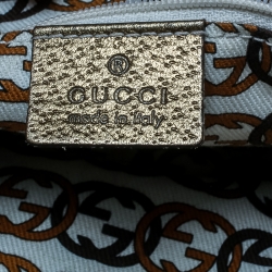 مملوكة مسبقًا حقيبة غوتشي برينسي بوسطن جلد وكانفاس GG بيج