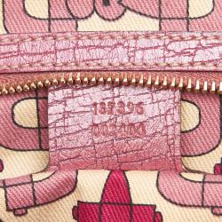 Pre Owned Gucci Brown GG Jacquard Jolicoeur Tote Bag
