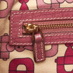 Pre Owned Gucci Brown GG Jacquard Jolicoeur Tote Bag