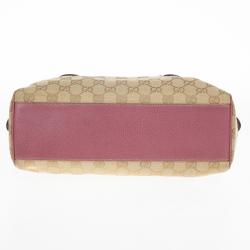 مملوكة مسبقًا Gucci GG Pink Trim Charmy Satchel