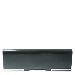 Gucci Grey Patent Leather Clutch 