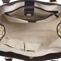 Pre Owned Gucci Dressage Large Tote Bag