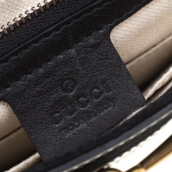 Pre Owned Gucci Black Patent Leather Bright Bit Shoulder Bag