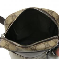 Pre Owned Gucci Beige/Ebony GG Coated Canvas and Leather Crossbody Bag