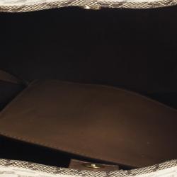 Pre Owned Gucci GG Monogram & Leather Tote