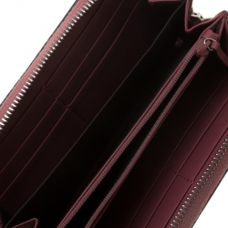 مملوكة مسبقًا Gucci Beige GG Supreme Canvas Blooms Zip Around Wallet