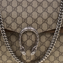 مملوكة مسبقًا حقيبة كتف غوتشي ديونيسوس كانفاس سوبريم GG بيج متوسطة