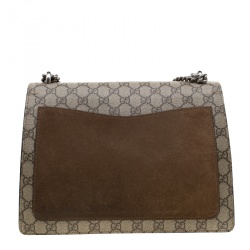 مملوكة مسبقًا حقيبة كتف غوتشي ديونيسوس كانفاس سوبريم GG بيج متوسطة