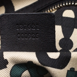 Gucci Black Guccissima Leather Horsebit Pelham Shoulder Bag