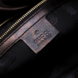 مملوكة مسبقًا حقيبة هوبو غوتشي هيستريا قماش مطرز متعددة الألوان كبيرة