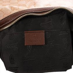 مملوكة مسبقًا Gucci Pink GG Crystal Coated Canvas Duchessa Medium Hobo Bag