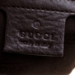 Pre Owned حقيبة غوتشي هيريتاج جلد بني كانفاس متوسطة ويب بلجام الحصان