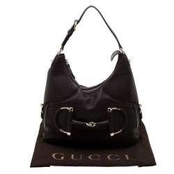 Pre Owned حقيبة غوتشي هيريتاج جلد بني كانفاس متوسطة ويب بلجام الحصان