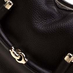 Pre Owned حقيبة غوتشي هيريتاج جلد بني كانفاس متوسطة ويب بلجام الحصان