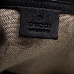 Gucci Black Leather Large Gucci 1970 Shoulder Bag