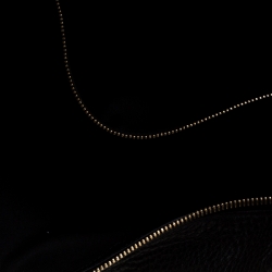 مملوكة مسبقًا Gucci Black Leather Medium Web Bamboo Ring Hobo