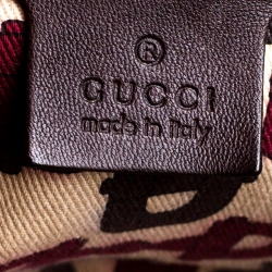 Pre Owned Gucci Brown Guccissima Leather Bardot Joy Shoulder Bag