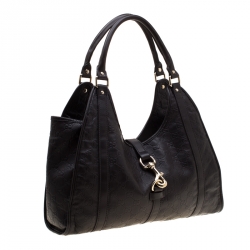 Pre Owned Gucci Brown Guccissima Leather Bardot Joy Shoulder Bag