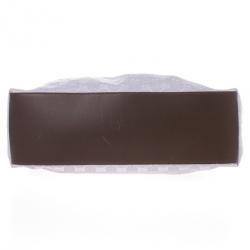 Pre Owned Gucci Vintage Lilac Canvas Bamboo Bag  